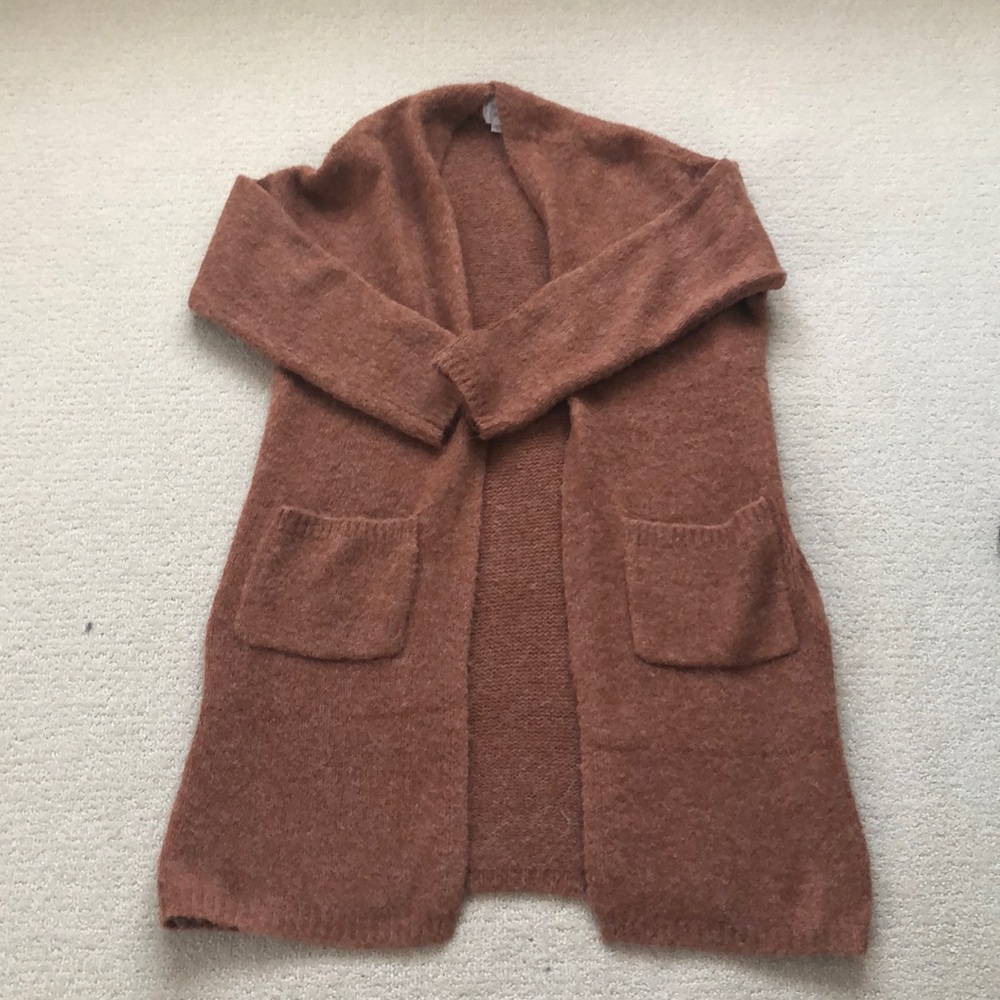 cozy long cardigan